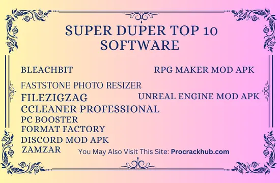 Super Duper Top 10 Software Crack 