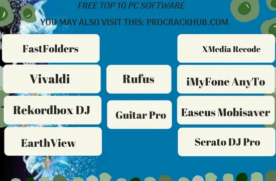 Free Top 10 PC Software Crack 